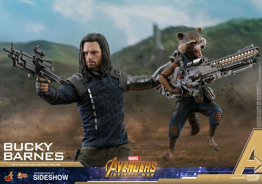 Maybang's Collectibles Hot Toys Marvel Avengers Infinity War Bucky Barnes Winter Soldier 1/6 Scale 12" Action Figure 14 Maybang's Collectibles Hot Toys Marvel Avengers Infinity War Bucky Barnes Winter Soldier 1/6 Scale 12" Action Figure