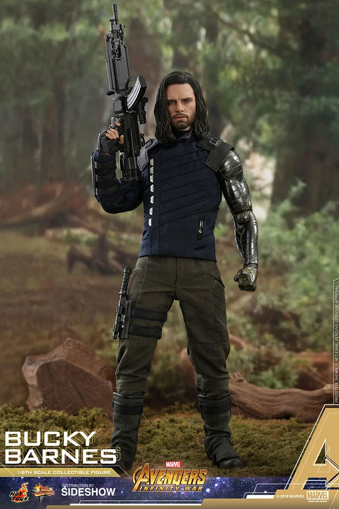 Maybang's Collectibles Hot Toys Marvel Avengers Infinity War Bucky Barnes Winter Soldier 1/6 Scale 12" Action Figure 2 Maybang's Collectibles Hot Toys Marvel Avengers Infinity War Bucky Barnes Winter Soldier 1/6 Scale 12" Action Figure