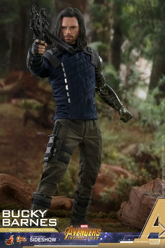 Maybang's Collectibles Hot Toys Marvel Avengers Infinity War Bucky Barnes Winter Soldier 1/6 Scale 12" Action Figure 3 Maybang's Collectibles Hot Toys Marvel Avengers Infinity War Bucky Barnes Winter Soldier 1/6 Scale 12" Action Figure