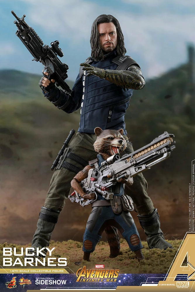 Maybang's Collectibles Hot Toys Marvel Avengers Infinity War Bucky Barnes Winter Soldier 1/6 Scale 12" Action Figure 6 Maybang's Collectibles Hot Toys Marvel Avengers Infinity War Bucky Barnes Winter Soldier 1/6 Scale 12" Action Figure