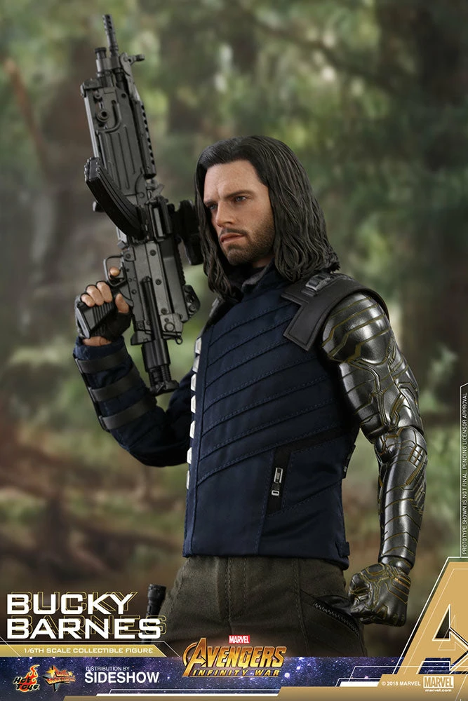 Maybang's Collectibles Hot Toys Marvel Avengers Infinity War Bucky Barnes Winter Soldier 1/6 Scale 12" Action Figure 8 Maybang's Collectibles Hot Toys Marvel Avengers Infinity War Bucky Barnes Winter Soldier 1/6 Scale 12" Action Figure