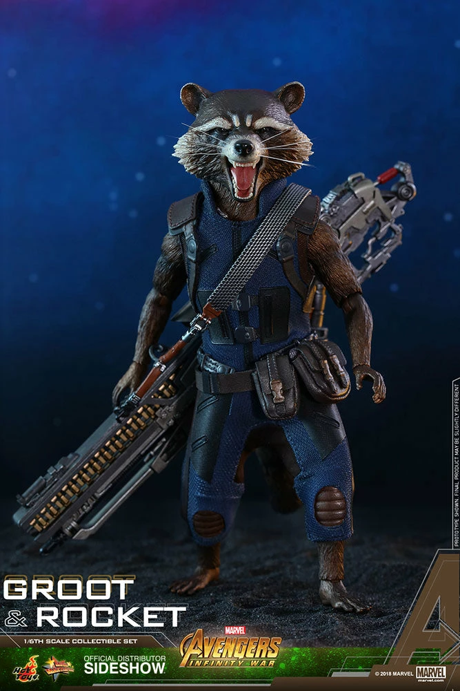 Vendor-unknown Hot Toys Marvel Avengers Infinity War Groot & Rocket 1/6 Scale Figure Set 17 Vendor-unknown Hot Toys Marvel Avengers Infinity War Groot & Rocket 1/6 Scale Figure Set