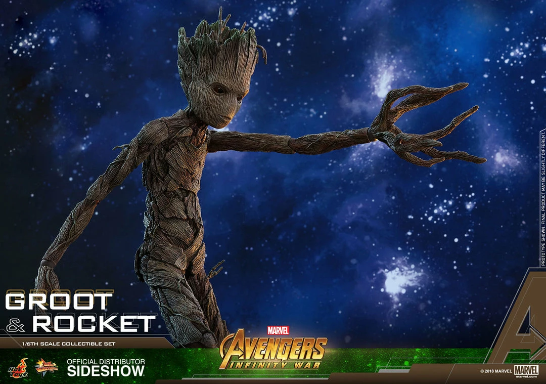 Vendor-unknown Hot Toys Marvel Avengers Infinity War Groot & Rocket 1/6 Scale Figure Set 19 Vendor-unknown Hot Toys Marvel Avengers Infinity War Groot & Rocket 1/6 Scale Figure Set