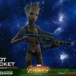 Vendor-unknown Hot Toys Marvel Avengers Infinity War Groot & Rocket 1/6 Scale Figure Set 45 Vendor-unknown Hot Toys Marvel Avengers Infinity War Groot & Rocket 1/6 Scale Figure Set