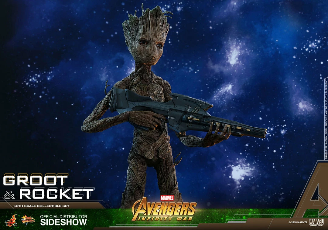 Vendor-unknown Hot Toys Marvel Avengers Infinity War Groot & Rocket 1/6 Scale Figure Set 20 Vendor-unknown Hot Toys Marvel Avengers Infinity War Groot & Rocket 1/6 Scale Figure Set