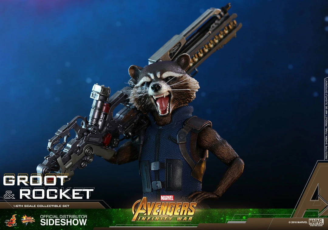 Vendor-unknown Hot Toys Marvel Avengers Infinity War Groot & Rocket 1/6 Scale Figure Set 23 Vendor-unknown Hot Toys Marvel Avengers Infinity War Groot & Rocket 1/6 Scale Figure Set