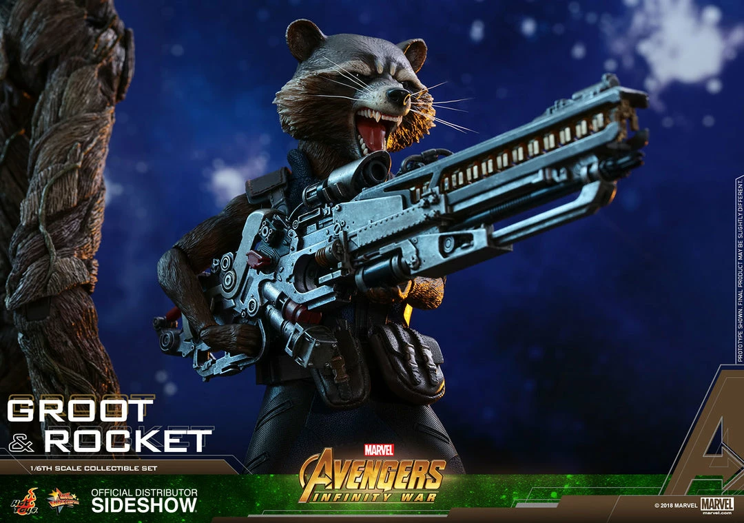 Vendor-unknown Hot Toys Marvel Avengers Infinity War Groot & Rocket 1/6 Scale Figure Set 24 Vendor-unknown Hot Toys Marvel Avengers Infinity War Groot & Rocket 1/6 Scale Figure Set