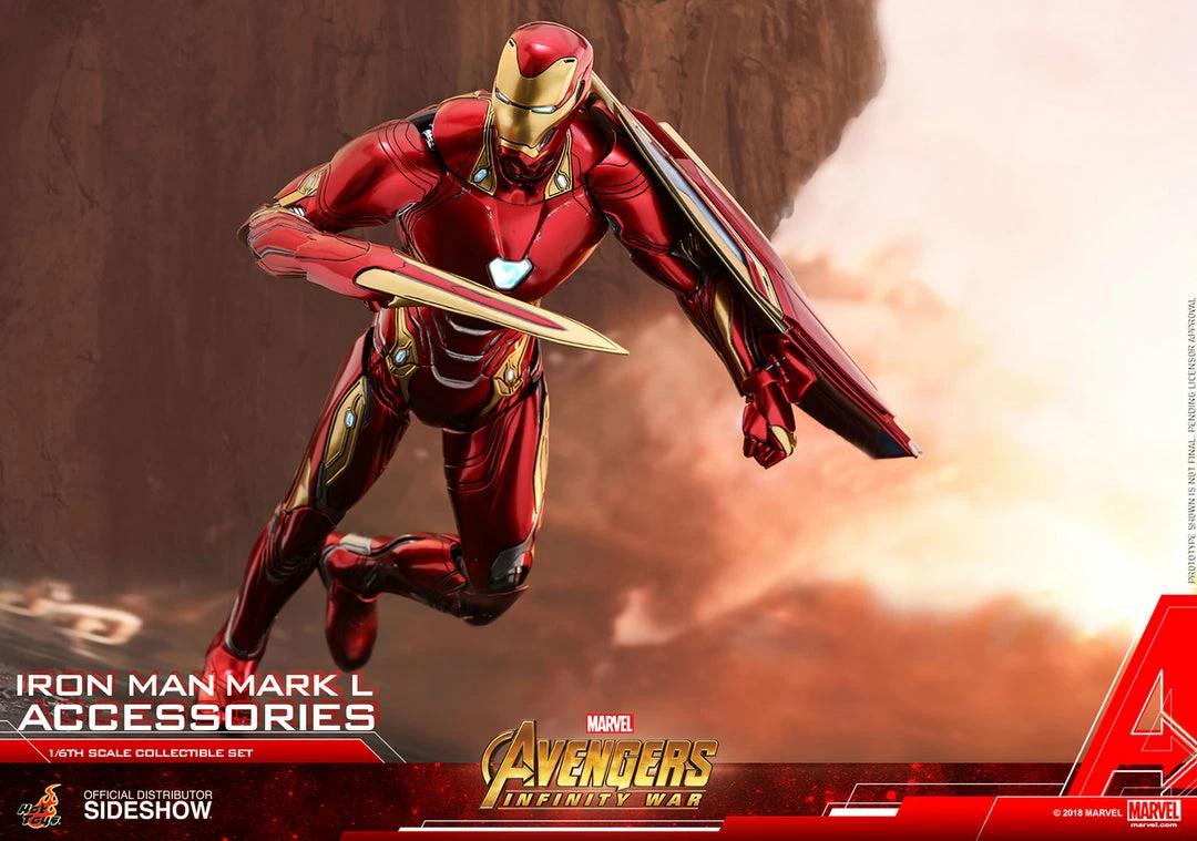 Maybang's Collectibles Hot Toys Marvel Infinity War Iron Man Mark L Accessories Collectible Set 13 Maybang's Collectibles Hot Toys Marvel Infinity War Iron Man Mark L Accessories Collectible Set