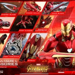 Maybang's Collectibles Hot Toys Marvel Infinity War Iron Man Mark L Accessories Collectible Set 49 Maybang's Collectibles Hot Toys Marvel Infinity War Iron Man Mark L Accessories Collectible Set