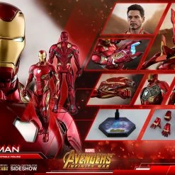 Vendor-unknown Hot Toys Marvel Avengers Infinity War Iron Man Mark L 50 Diecast 1/6 Scale Figure