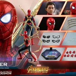 Vendor-unknown Hot Toys Marvel Avengers Infinity War Spider-Man Iron Spider Suit 1/6 Scale 12" Action Figure 49 Vendor-unknown Hot Toys Marvel Avengers Infinity War Spider-Man Iron Spider Suit 1/6 Scale 12