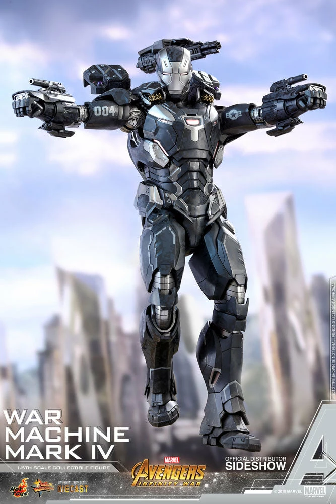 Maybang's Collectibles Hot Toys Marvel Avengers Infinity War War Machine Mark IV Diecast 1/6 Scale Action Figure 3 Maybang's Collectibles Hot Toys Marvel Avengers Infinity War War Machine Mark IV Diecast 1/6 Scale Action Figure
