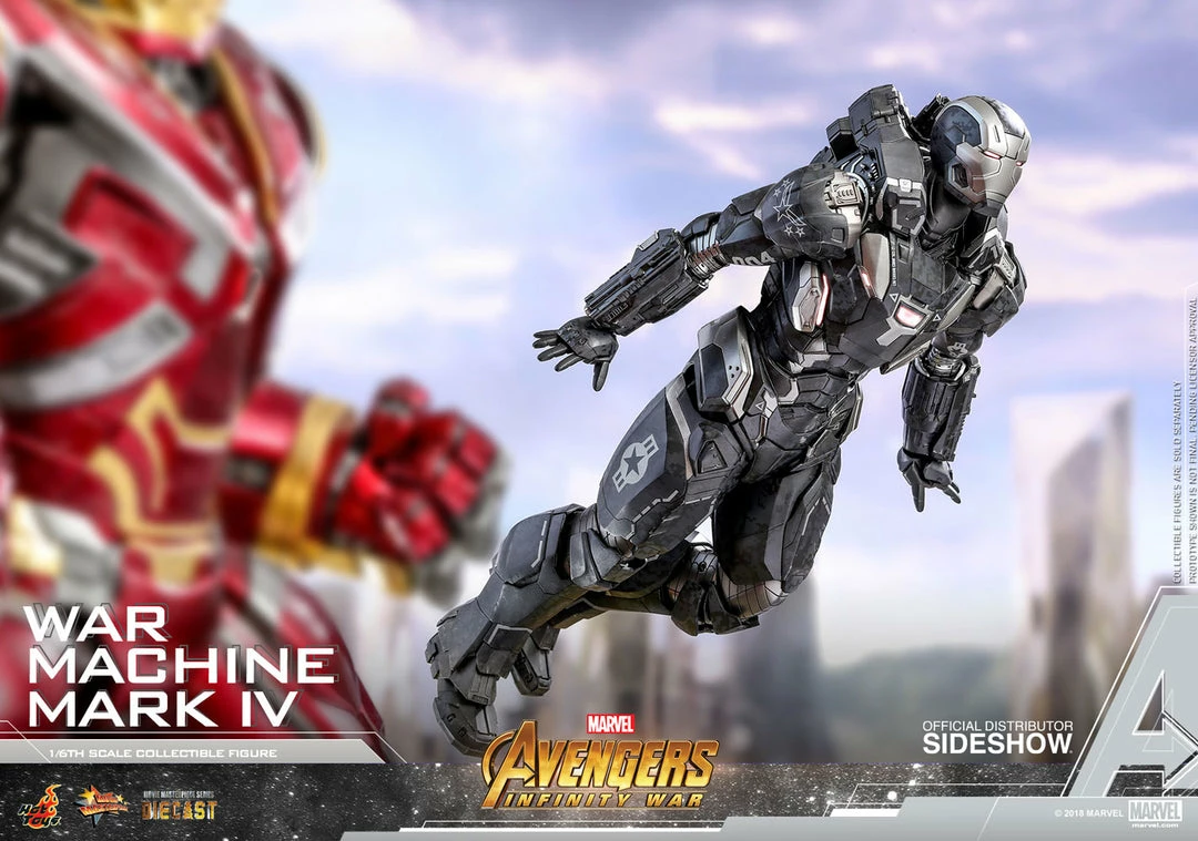 Maybang's Collectibles Hot Toys Marvel Avengers Infinity War War Machine Mark IV Diecast 1/6 Scale Action Figure 9 Maybang's Collectibles Hot Toys Marvel Avengers Infinity War War Machine Mark IV Diecast 1/6 Scale Action Figure