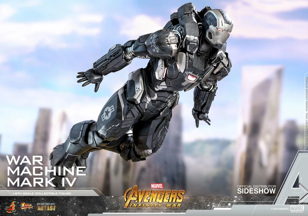 Maybang's Collectibles Hot Toys Marvel Avengers Infinity War War Machine Mark IV Diecast 1/6 Scale Action Figure 10 Maybang's Collectibles Hot Toys Marvel Avengers Infinity War War Machine Mark IV Diecast 1/6 Scale Action Figure