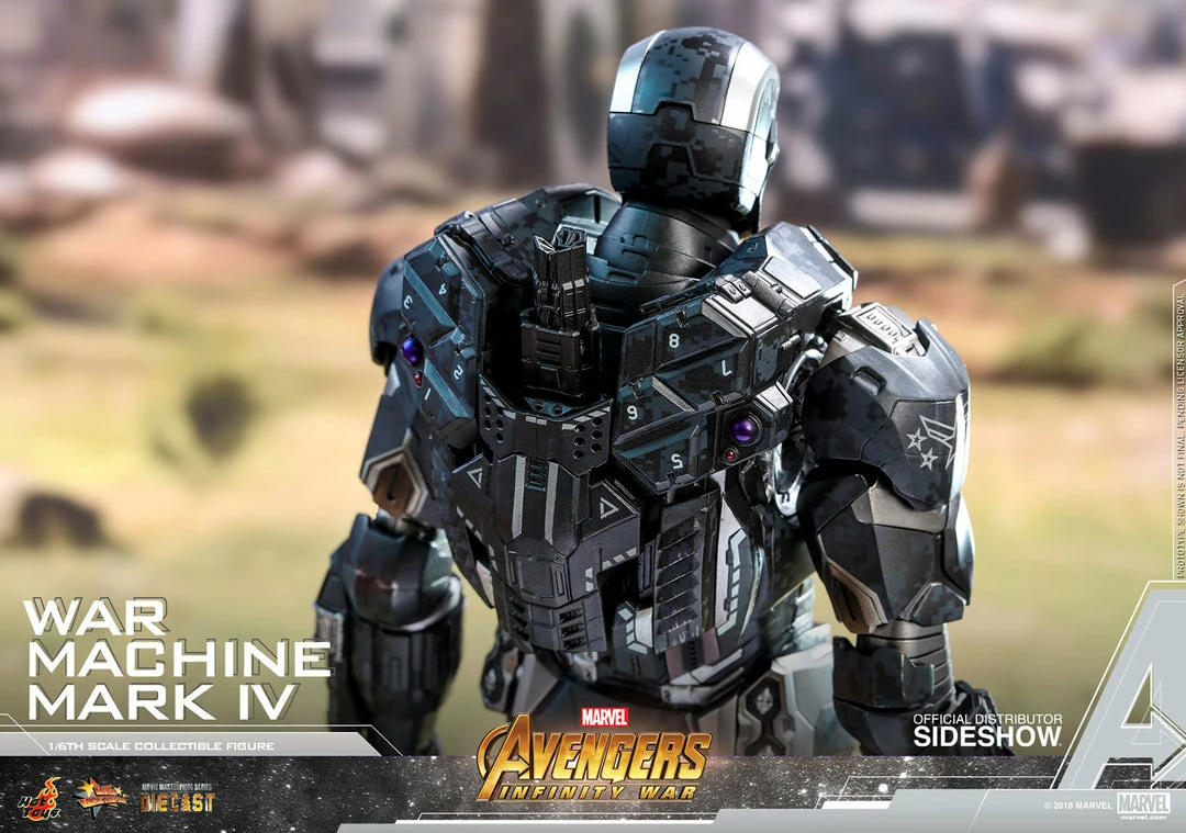 Maybang's Collectibles Hot Toys Marvel Avengers Infinity War War Machine Mark IV Diecast 1/6 Scale Action Figure 19 Maybang's Collectibles Hot Toys Marvel Avengers Infinity War War Machine Mark IV Diecast 1/6 Scale Action Figure