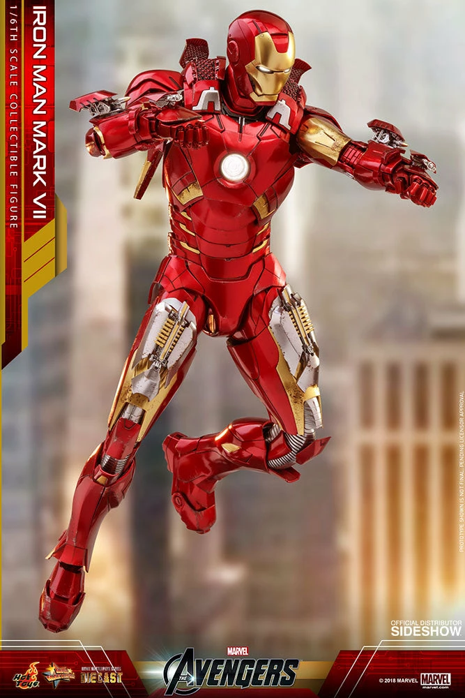 Maybang's Collectibles Hot Toys Marvel The Avengers Iron Man Mark VII Diecast 1/6 Scale Action Figure 4 Maybang's Collectibles Hot Toys Marvel The Avengers Iron Man Mark VII Diecast 1/6 Scale Action Figure