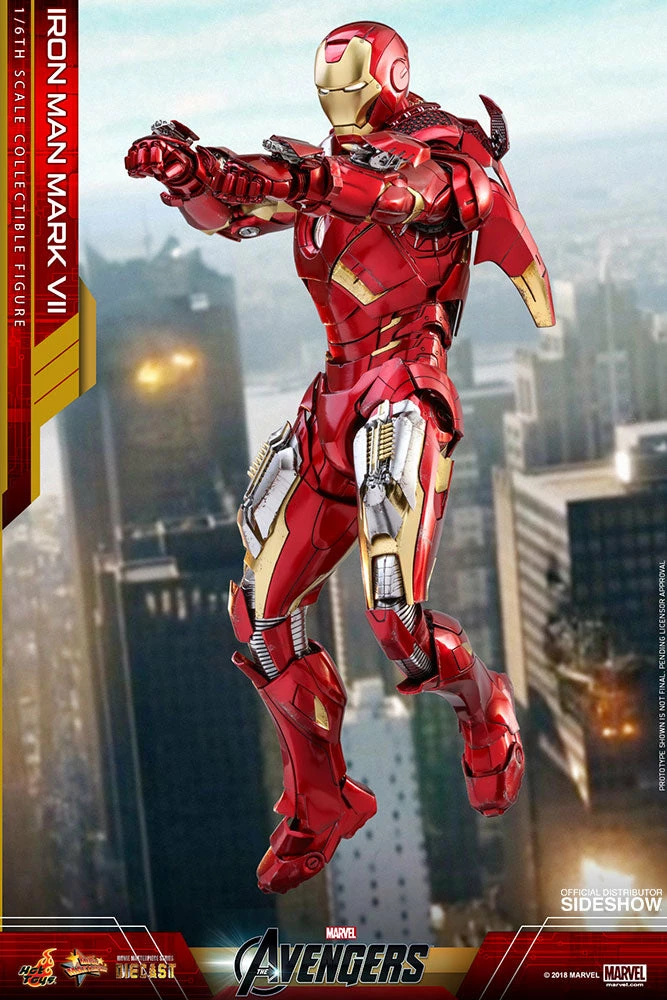 Maybang's Collectibles Hot Toys Marvel The Avengers Iron Man Mark VII Diecast 1/6 Scale Action Figure 6 Maybang's Collectibles Hot Toys Marvel The Avengers Iron Man Mark VII Diecast 1/6 Scale Action Figure