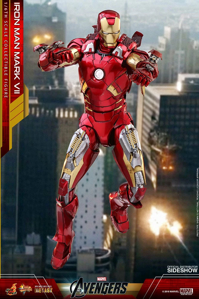 Maybang's Collectibles Hot Toys Marvel The Avengers Iron Man Mark VII Diecast 1/6 Scale Action Figure 7 Maybang's Collectibles Hot Toys Marvel The Avengers Iron Man Mark VII Diecast 1/6 Scale Action Figure