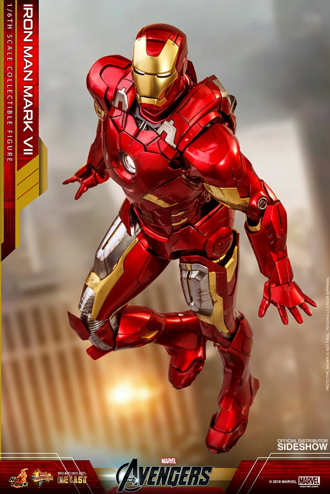 Maybang's Collectibles Hot Toys Marvel The Avengers Iron Man Mark VII Diecast 1/6 Scale Action Figure 10 Maybang's Collectibles Hot Toys Marvel The Avengers Iron Man Mark VII Diecast 1/6 Scale Action Figure