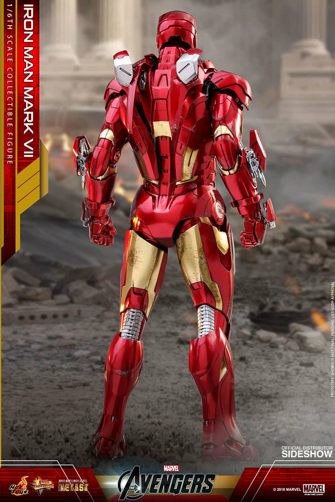 Maybang's Collectibles Hot Toys Marvel The Avengers Iron Man Mark VII Diecast 1/6 Scale Action Figure 14 Maybang's Collectibles Hot Toys Marvel The Avengers Iron Man Mark VII Diecast 1/6 Scale Action Figure