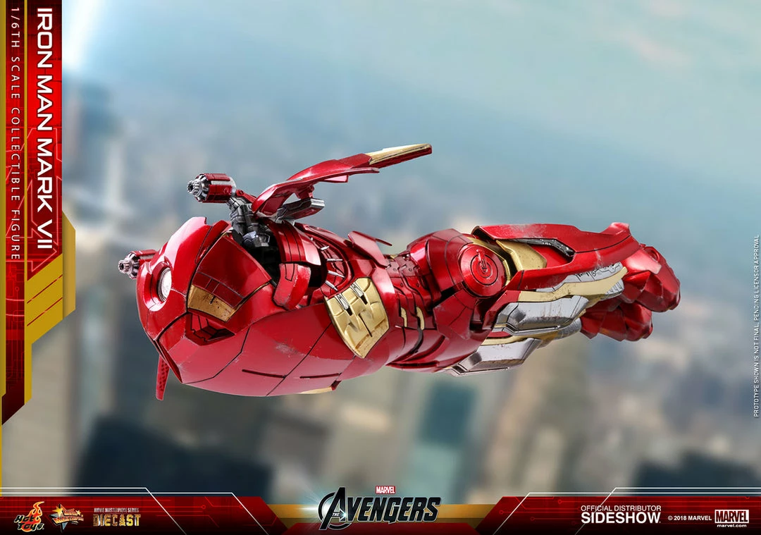 Maybang's Collectibles Hot Toys Marvel The Avengers Iron Man Mark VII Diecast 1/6 Scale Action Figure 16 Maybang's Collectibles Hot Toys Marvel The Avengers Iron Man Mark VII Diecast 1/6 Scale Action Figure