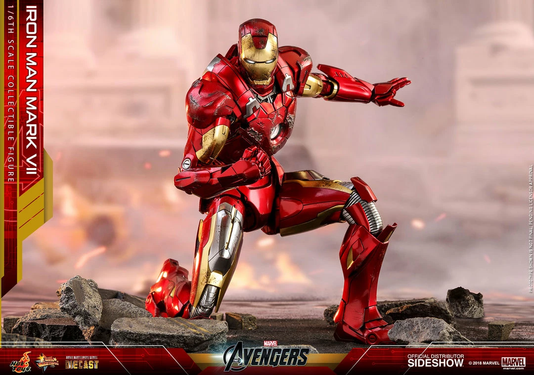 Maybang's Collectibles Hot Toys Marvel The Avengers Iron Man Mark VII Diecast 1/6 Scale Action Figure 19 Maybang's Collectibles Hot Toys Marvel The Avengers Iron Man Mark VII Diecast 1/6 Scale Action Figure