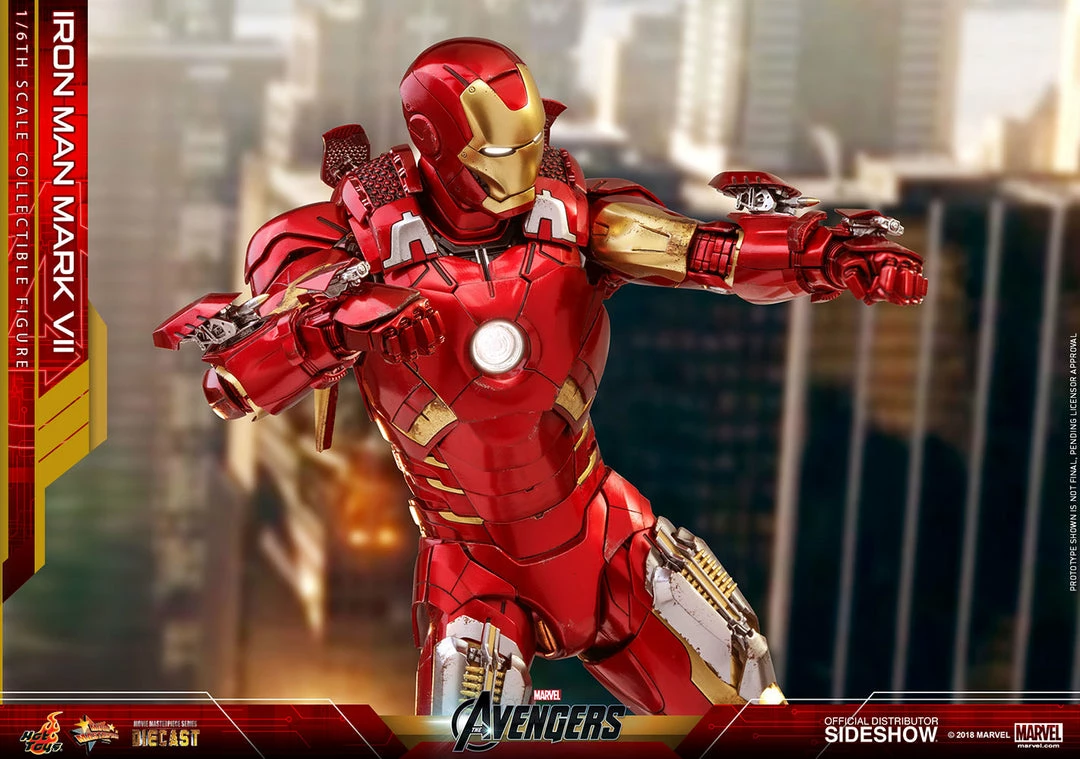 Maybang's Collectibles Hot Toys Marvel The Avengers Iron Man Mark VII Diecast 1/6 Scale Action Figure 20 Maybang's Collectibles Hot Toys Marvel The Avengers Iron Man Mark VII Diecast 1/6 Scale Action Figure