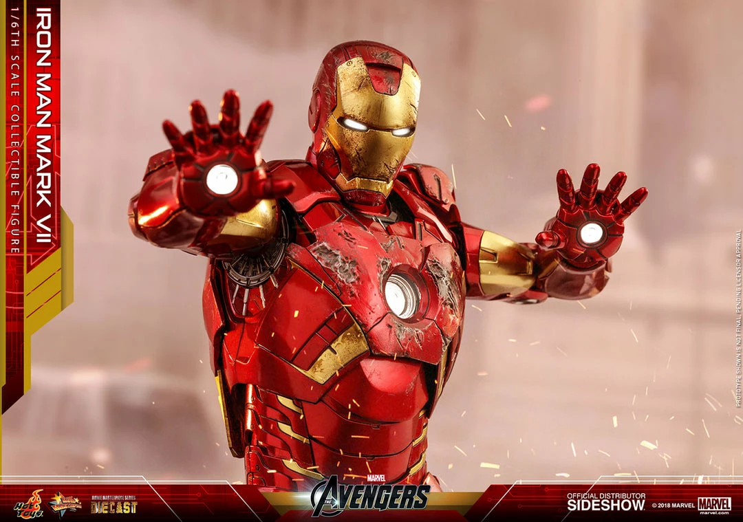 Maybang's Collectibles Hot Toys Marvel The Avengers Iron Man Mark VII Diecast 1/6 Scale Action Figure 23 Maybang's Collectibles Hot Toys Marvel The Avengers Iron Man Mark VII Diecast 1/6 Scale Action Figure