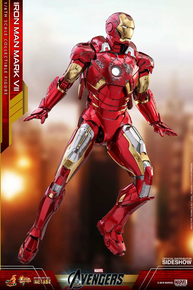 Maybang's Collectibles Hot Toys Marvel The Avengers Iron Man Mark VII Diecast 1/6 Scale Action Figure 3 Maybang's Collectibles Hot Toys Marvel The Avengers Iron Man Mark VII Diecast 1/6 Scale Action Figure