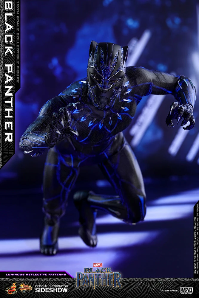 Vendor-unknown Hot Toys Marvel Black Panther Black Panther 1/6 Scale 12" Figure 13 Vendor-unknown Hot Toys Marvel Black Panther Black Panther 1/6 Scale 12" Figure