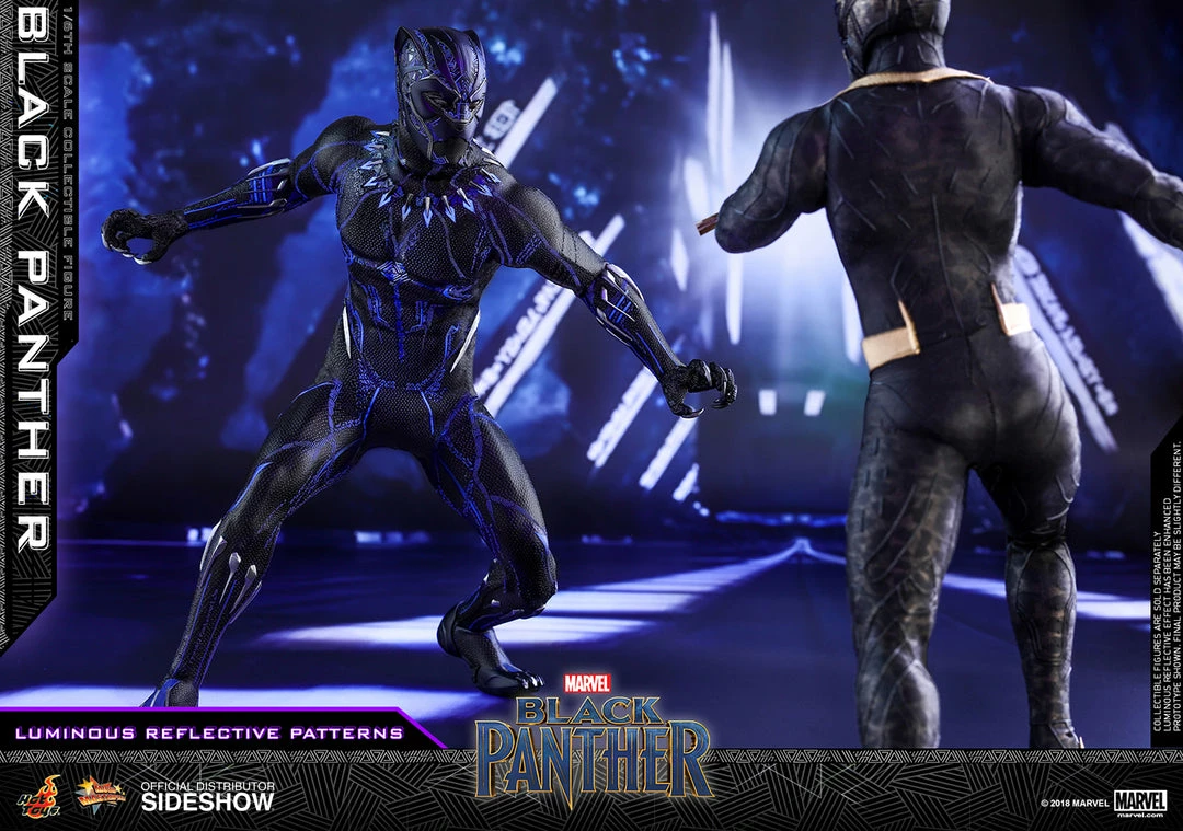 Vendor-unknown Hot Toys Marvel Black Panther Black Panther 1/6 Scale 12" Figure 14 Vendor-unknown Hot Toys Marvel Black Panther Black Panther 1/6 Scale 12" Figure