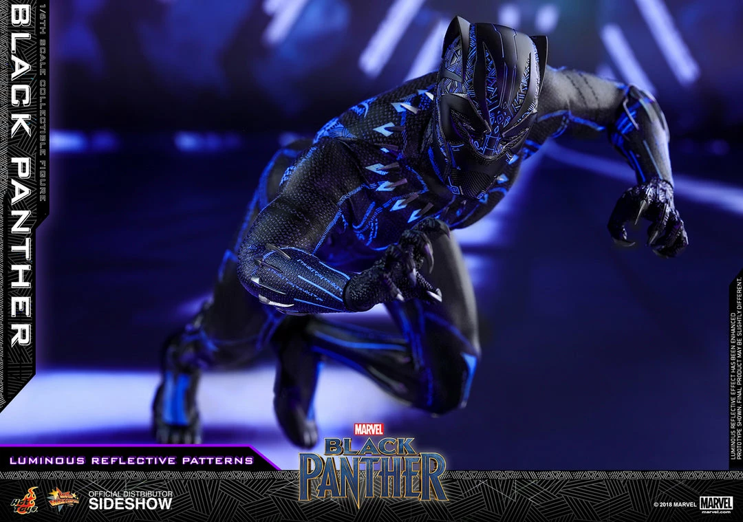 Vendor-unknown Hot Toys Marvel Black Panther Black Panther 1/6 Scale 12" Figure 17 Vendor-unknown Hot Toys Marvel Black Panther Black Panther 1/6 Scale 12" Figure