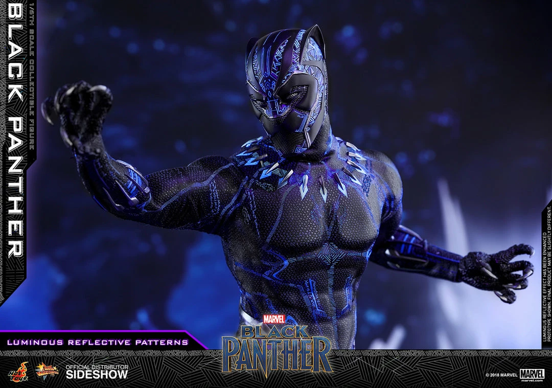 Vendor-unknown Hot Toys Marvel Black Panther Black Panther 1/6 Scale 12" Figure 18 Vendor-unknown Hot Toys Marvel Black Panther Black Panther 1/6 Scale 12" Figure
