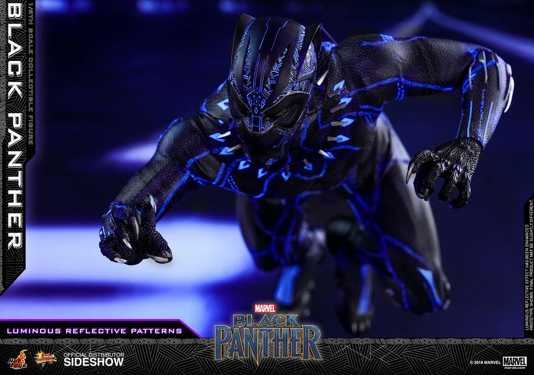 Vendor-unknown Hot Toys Marvel Black Panther Black Panther 1/6 Scale 12" Figure 19 Vendor-unknown Hot Toys Marvel Black Panther Black Panther 1/6 Scale 12" Figure