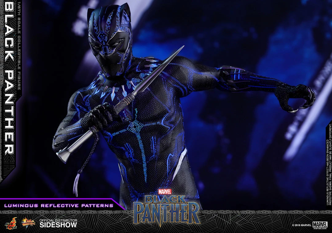Vendor-unknown Hot Toys Marvel Black Panther Black Panther 1/6 Scale 12" Figure 20 Vendor-unknown Hot Toys Marvel Black Panther Black Panther 1/6 Scale 12" Figure