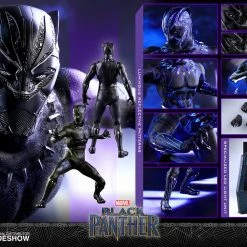Vendor-unknown Hot Toys Marvel Black Panther Black Panther 1/6 Scale 12" Figure 59 Vendor-unknown Hot Toys Marvel Black Panther Black Panther 1/6 Scale 12