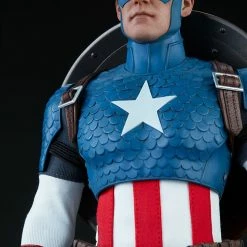 Maybang's Collectibles Sideshow Collectibles Sideshow Marvel Comics Captain America 1/6 Scale 12