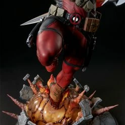Vendor-unknown Sideshow Marvel Deadpool Heat-Seeker Premium Format Figure Statue Sideshow Collectibles