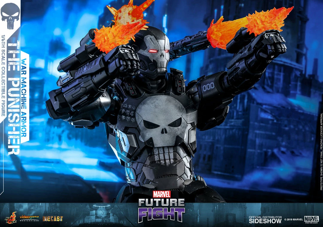 Maybang's Collectibles Hot Toys Marvel Future Fight The Punisher (War Machine Armor) Diecast 1/6 Scale 12" Figure 3 Maybang's Collectibles Hot Toys Marvel Future Fight The Punisher (War Machine Armor) Diecast 1/6 Scale 12" Figure