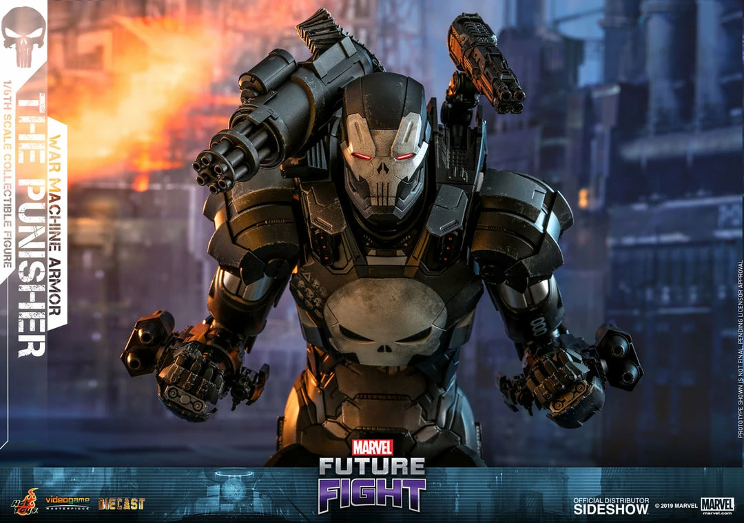 Maybang's Collectibles Hot Toys Marvel Future Fight The Punisher (War Machine Armor) Diecast 1/6 Scale 12" Figure 4 Maybang's Collectibles Hot Toys Marvel Future Fight The Punisher (War Machine Armor) Diecast 1/6 Scale 12" Figure