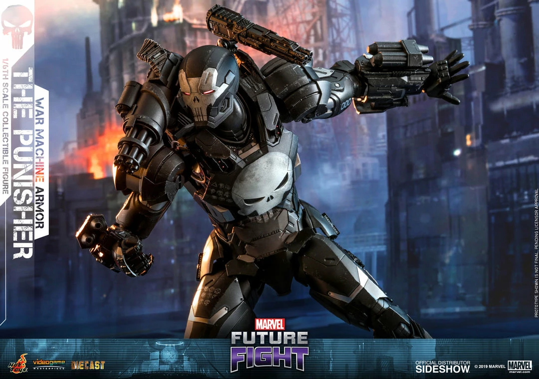 Maybang's Collectibles Hot Toys Marvel Future Fight The Punisher (War Machine Armor) Diecast 1/6 Scale 12" Figure 5 Maybang's Collectibles Hot Toys Marvel Future Fight The Punisher (War Machine Armor) Diecast 1/6 Scale 12" Figure