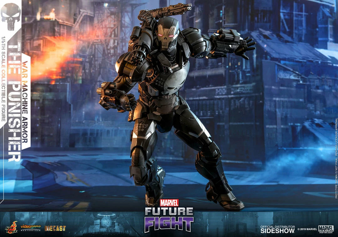 Maybang's Collectibles Hot Toys Marvel Future Fight The Punisher (War Machine Armor) Diecast 1/6 Scale 12" Figure 6 Maybang's Collectibles Hot Toys Marvel Future Fight The Punisher (War Machine Armor) Diecast 1/6 Scale 12" Figure