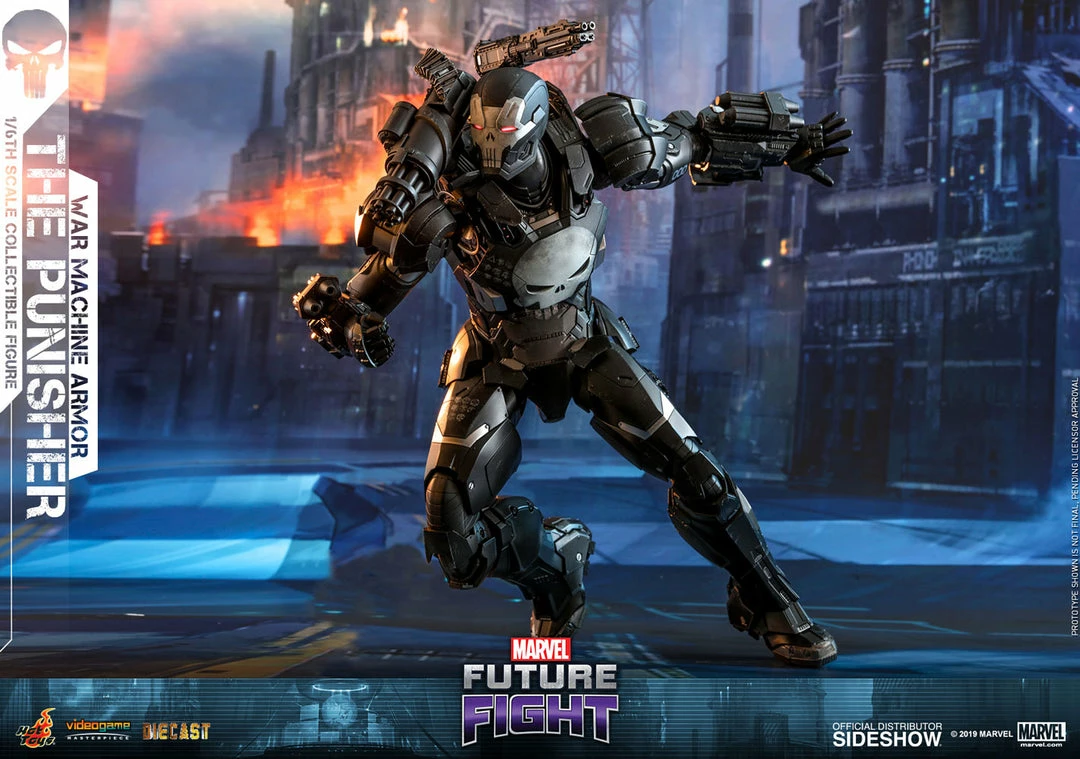 Maybang's Collectibles Hot Toys Marvel Future Fight The Punisher (War Machine Armor) Diecast 1/6 Scale 12" Figure 7 Maybang's Collectibles Hot Toys Marvel Future Fight The Punisher (War Machine Armor) Diecast 1/6 Scale 12" Figure