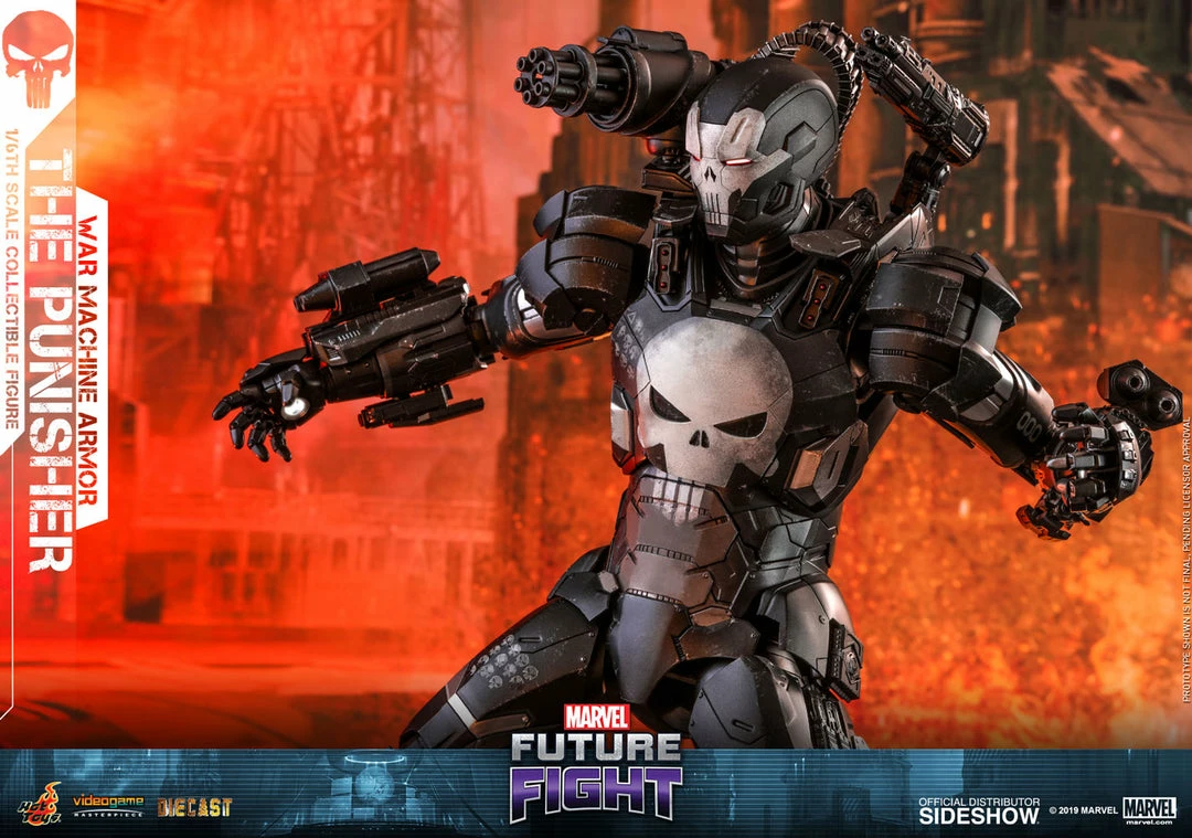 Maybang's Collectibles Hot Toys Marvel Future Fight The Punisher (War Machine Armor) Diecast 1/6 Scale 12" Figure 9 Maybang's Collectibles Hot Toys Marvel Future Fight The Punisher (War Machine Armor) Diecast 1/6 Scale 12" Figure