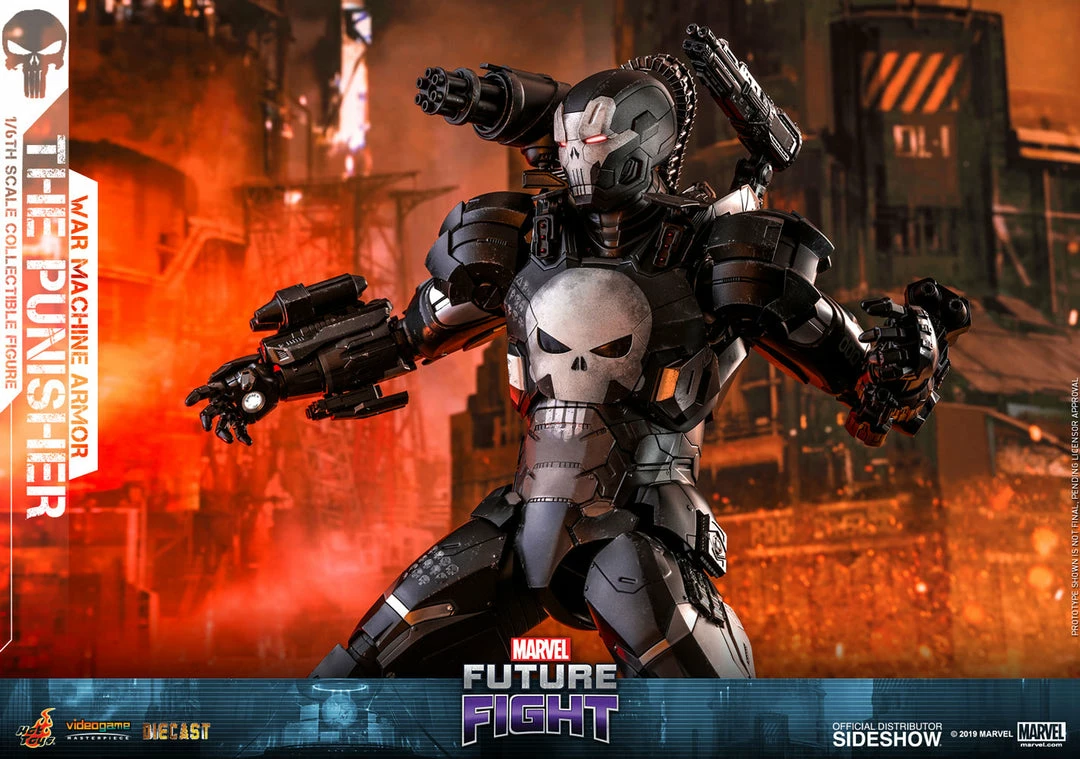 Maybang's Collectibles Hot Toys Marvel Future Fight The Punisher (War Machine Armor) Diecast 1/6 Scale 12" Figure 10 Maybang's Collectibles Hot Toys Marvel Future Fight The Punisher (War Machine Armor) Diecast 1/6 Scale 12" Figure