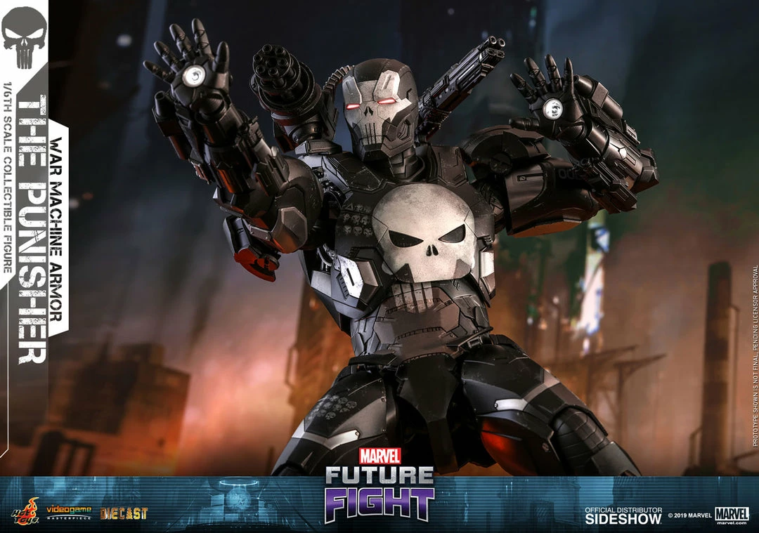 Maybang's Collectibles Hot Toys Marvel Future Fight The Punisher (War Machine Armor) Diecast 1/6 Scale 12" Figure 11 Maybang's Collectibles Hot Toys Marvel Future Fight The Punisher (War Machine Armor) Diecast 1/6 Scale 12" Figure
