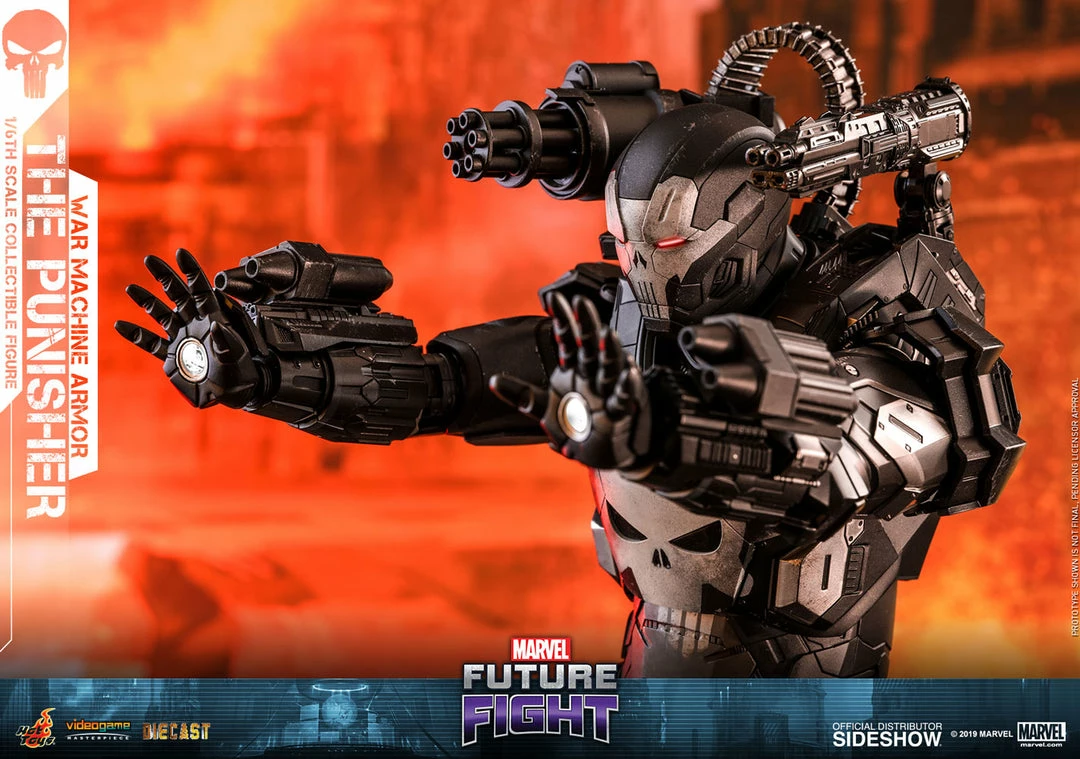 Maybang's Collectibles Hot Toys Marvel Future Fight The Punisher (War Machine Armor) Diecast 1/6 Scale 12" Figure 12 Maybang's Collectibles Hot Toys Marvel Future Fight The Punisher (War Machine Armor) Diecast 1/6 Scale 12" Figure