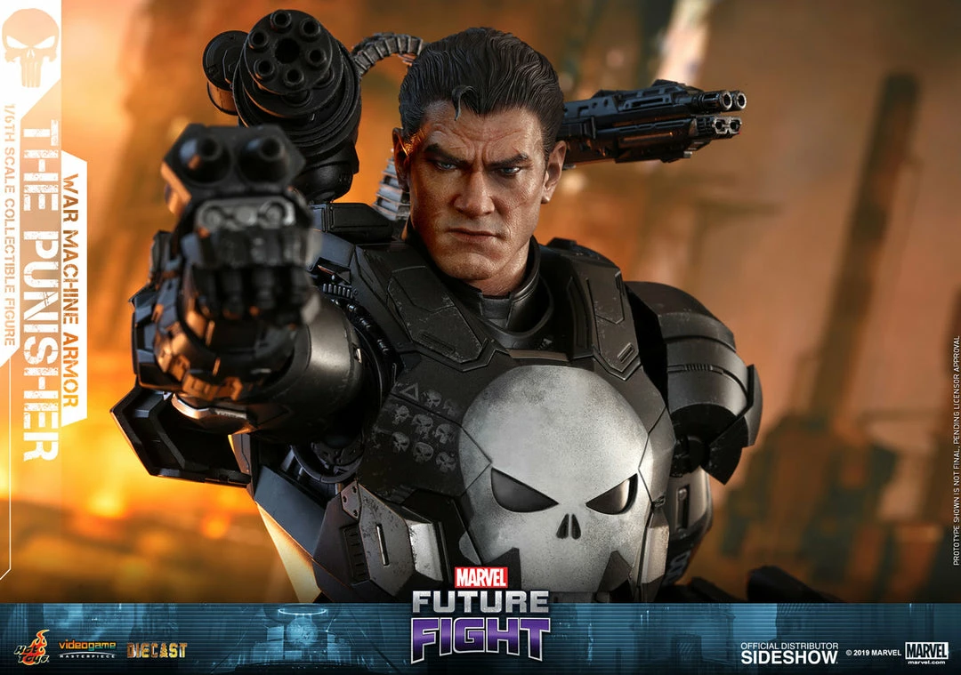 Maybang's Collectibles Hot Toys Marvel Future Fight The Punisher (War Machine Armor) Diecast 1/6 Scale 12" Figure 14 Maybang's Collectibles Hot Toys Marvel Future Fight The Punisher (War Machine Armor) Diecast 1/6 Scale 12" Figure