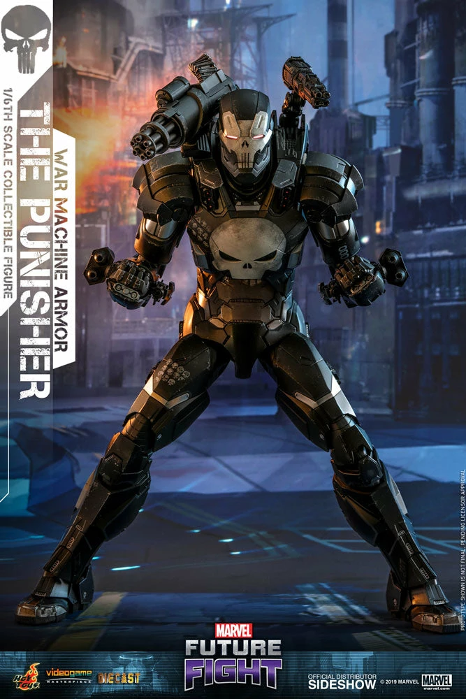 Maybang's Collectibles Hot Toys Marvel Future Fight The Punisher (War Machine Armor) Diecast 1/6 Scale 12" Figure 15 Maybang's Collectibles Hot Toys Marvel Future Fight The Punisher (War Machine Armor) Diecast 1/6 Scale 12" Figure