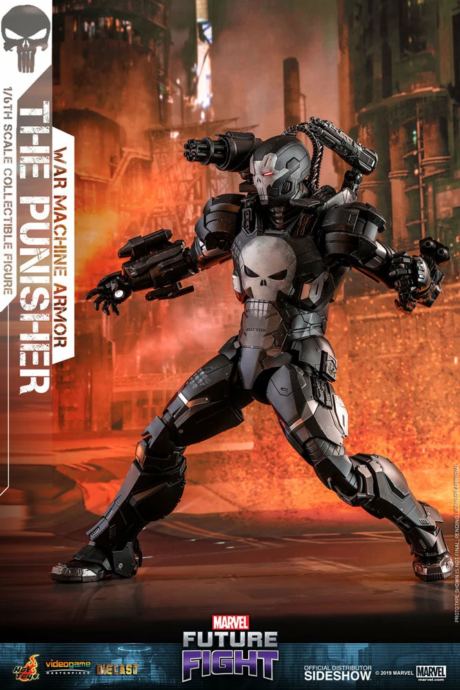 Maybang's Collectibles Hot Toys Marvel Future Fight The Punisher (War Machine Armor) Diecast 1/6 Scale 12" Figure 17 Maybang's Collectibles Hot Toys Marvel Future Fight The Punisher (War Machine Armor) Diecast 1/6 Scale 12" Figure